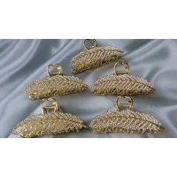 Краб металл, золото ветвь, 11 см