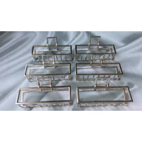 Краб металл, серебро, 9 см