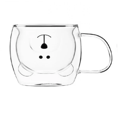 Чашка A-PLUS стекло МИШКА
