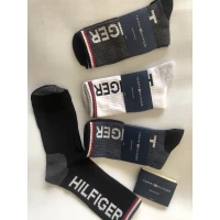 Носки TOMMY HILFIGER ликра хлопок мужские 42-45 высокая резинка . Цвет : ассорти . Производство: Турция