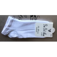 Носки DM DEL MORE ликра хлопок патик 36-40 в белом цвете. Производство Турция