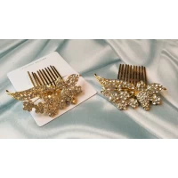 Заколка гребень, ширина 8 см