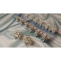 Краб металл, серебро, 2,5 см