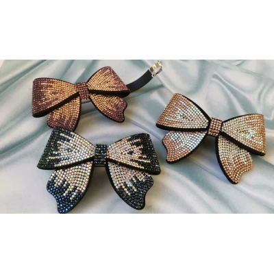 Заколка автомат, страза, 10 см Заколка автомат, страза, 10 см