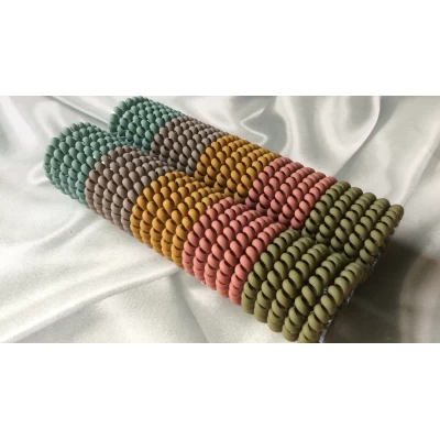 Резинка пружинка, оливковый микс