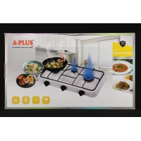 Газовая Плита Настольная 3 Комфорки A-PLUS 2107 