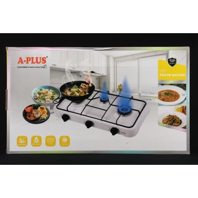 Газовая Плита Настольная 3 Комфорки A-PLUS 2107