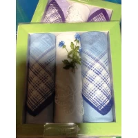 Платок носовой (универсальный ,уп. 3 шт, хлопок 100 %, Китай)