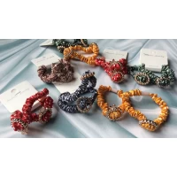 Резинка объемная, атлас, стразы