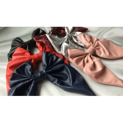 Заколка автомат, твилли кожа