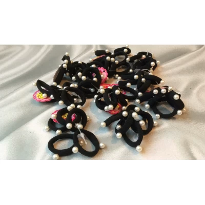 Резинка бесшовная, жемчужная, маленькая, диам 2 см