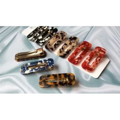 Заколка утка, металл + пластик, 6 см