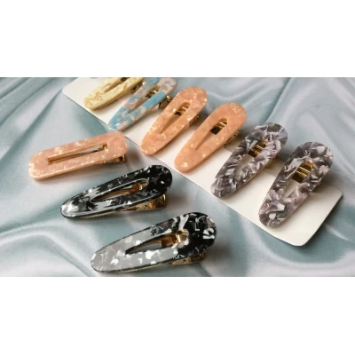 Заколка утка , металл+ пластик , 6 см