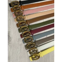 Ремень кожаный с пряжкой бренд ширина 2,5 см, длина 110 см	