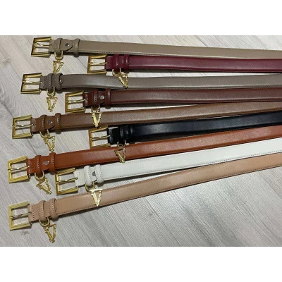 Ремень кожаный 3,5 см ширина