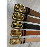 Ремень кожаный с пряжкой ширина 3,5 см