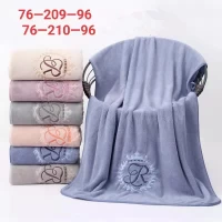 Полотенце банное Микрофибра пушистая плотная	