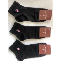 Носки POLO ликра хлопок средний мужской 42-45. Цвет : черный . Производство Турция