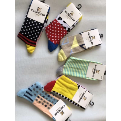 Носки KARDESHLER ликра хлопок женские 36-40. Цвет : ассорти. Производство Турция Носки KARDESHLER ликра хлопок женские 36-40. Цвет : ассорти. Производство Турция