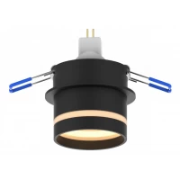 Акцентный светильник Luxel GU10 IP20 черный (DLD-07B)