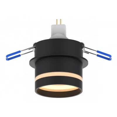 Акцентный светильник Luxel GU10 IP20 черный (DLD-07B)