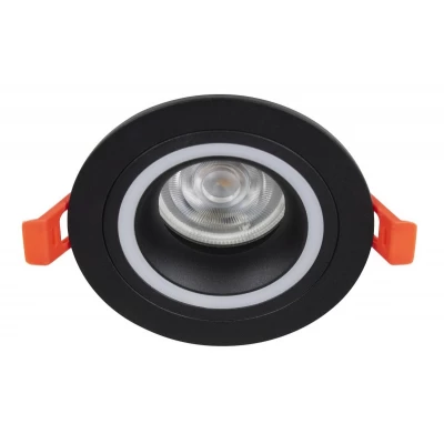 Точечный светильник luxel GU5,3 IP20 черный (DP-03B)