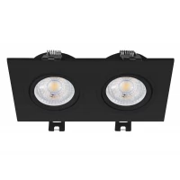 Точечный светильник luxel GU5,3 IP20 черный (DP-08B)