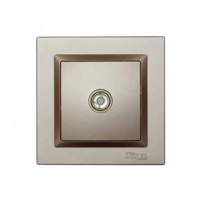 Розетка телевизионная Luxel JAZZ (9209) Терракотовая