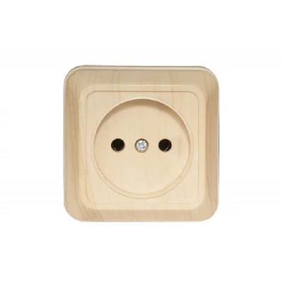 Наружная розетка Luxel OPERA (2801) сосна