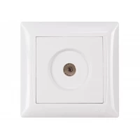 Розетка телевизионная Luxel PRIMERA (3009) белая