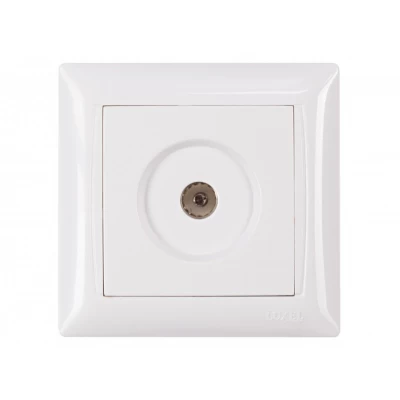 Розетка телевизионная Luxel PRIMERA (3009) белая