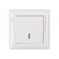 Выключатель проходной Luxel PRIMERA (3015) белый