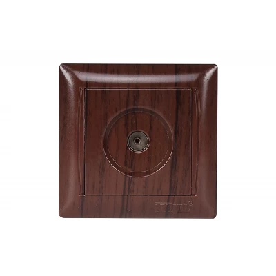 Розетка телевизионная Luxel PRIMERA (3909) вишневая