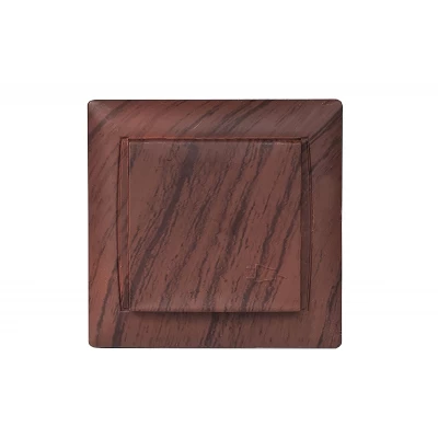 Розетка с заземлением и крышкой Luxel PRIMERA (3911) вишневая