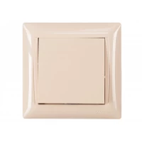 Выключатель Luxel PRIMERA (3302) кремовый