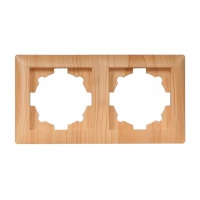 Рамка 2-я горизонтальная Luxel PRIMERA (3822) сосна