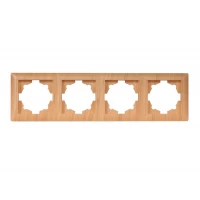 Рамка 4-я горизонтальная Luxel PRIMERA (3824) сосна