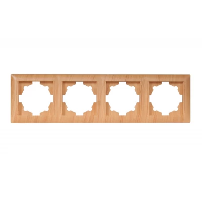 Рамка 4-я горизонтальная Luxel PRIMERA (3824) сосна