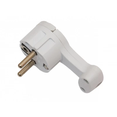 Вилка угловая плоская с заземлением Luxel (1034) Вилка угловая плоская с заземлением Luxel (1034)