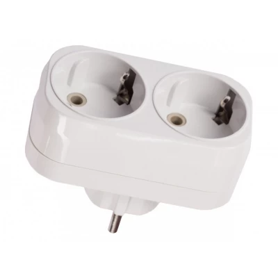 Двойник Luxel вертикальный с заземлением (1016)