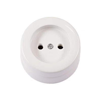 Розетка накладная Luxel без заземления (1029)