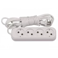 Сетевой удлинитель Luxel 4 розетки 2М (7142)
