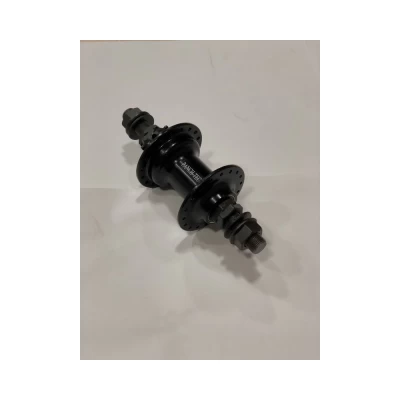 Втулка алюминиевая задняя на промподшипнике BMX 14G x 36H x M14 Black (A 241-R)