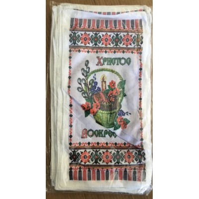 Полотенце Пасхальное 25*50 Микрофибра