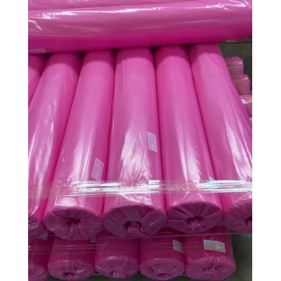 Полиэтиленовая розовая стабилизированная плёнка 100мкм 6м*50м "СОЮЗ" стаб. 36 месяцев Вес 26кг