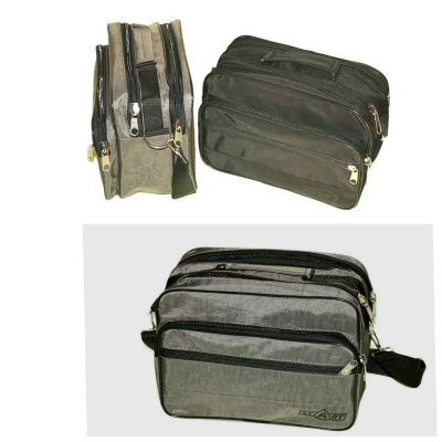 Сумка барсетка пять отделений BAGSTAR К182, цвет оливковый, серый, черный