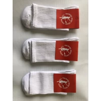 Носки FOR WUMEN ликра хлопок 36-40 высокая резинка . Цвет : белый