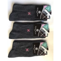 Носки NECDET ликра хлопок мужские 40-44 . Цвет : антрацит. Производство Турция