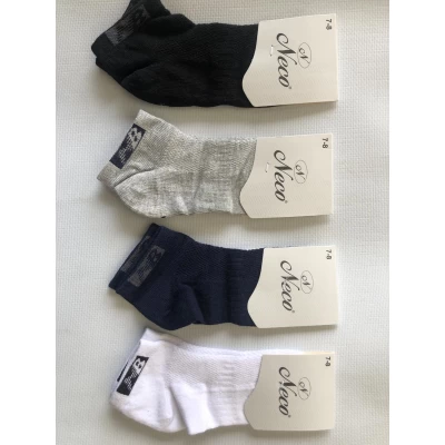 Носки NECO ликра хлопок патик сетка детская . Размеры : 5-6; 7-8; 9-10 ; 11-12. Цвет : ассорти . Производство Турция Носки NECO ликра хлопок патик сетка детская . Размеры : 5-6; 7-8; 9-10 ; 11-12. Цвет : ассорти . Производство Турция