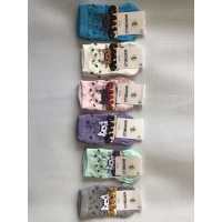 Носки MONTEBELLO ликра хлопок патик детские 3-4 . Цвет : ассорти . Производство Турция 